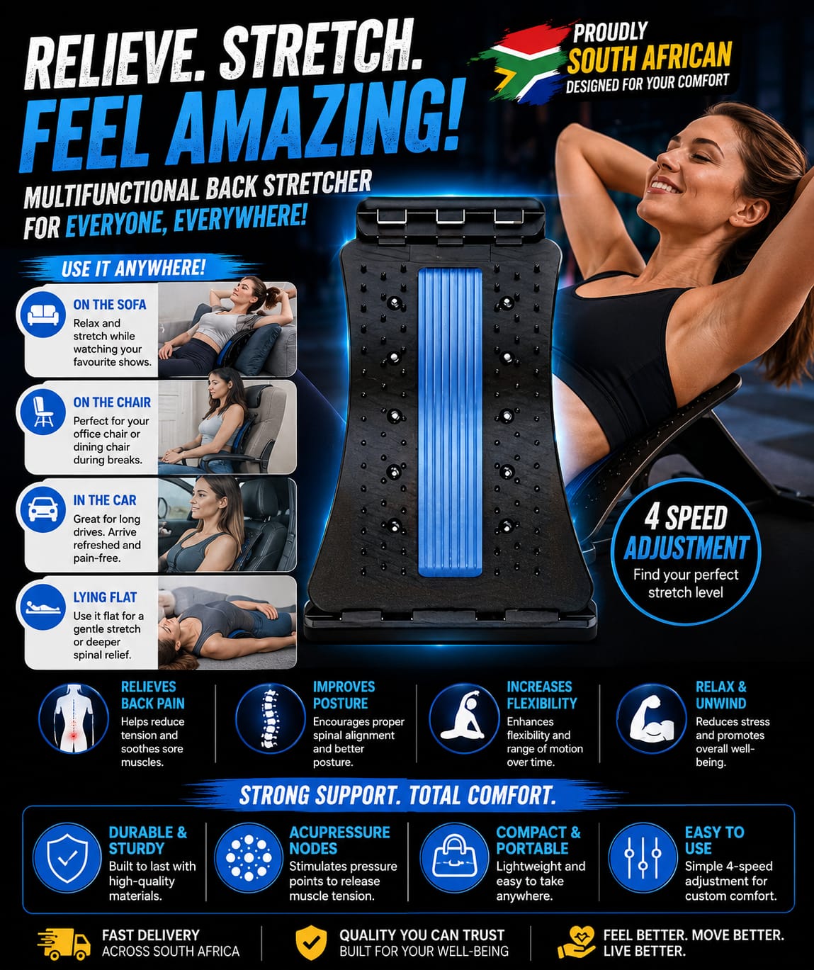 The 4 - Level Back Stretcher