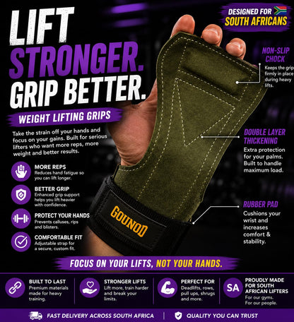 Iron Theory Pro Lifting Grips