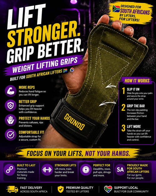 Iron Theory Pro Lifting Grips